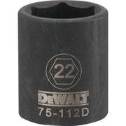 DEWALT DWMT75112OSP-Dwmt 6Pt 1/2In Dr Im Skt 22 Mm - Wise Line Tools