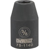 DEWALT DWMT75114OSP-Dwmt 6Pt 1/2In Dr Im Skt 3/8In SAE