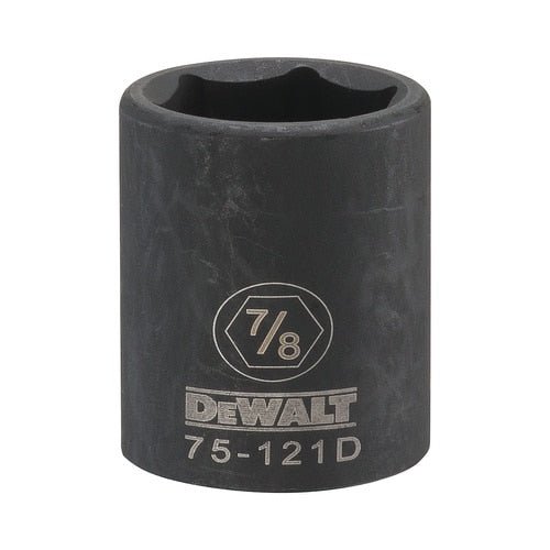 DEWALT DWMT75121OSP-6 Point 1/2" Drive Impact Socket 7/8" SAE - Wise Line Tools
