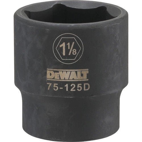 DEWALT DWMT75125OSP-Dwmt 6Pt 1/2In Dr Im Skt 1-1/8In SAE - Wise Line Tools
