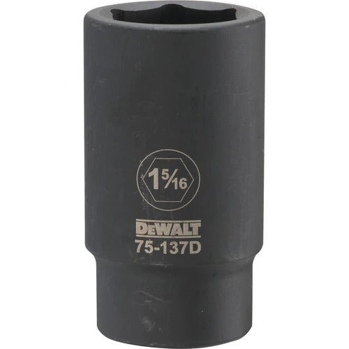 DEWALT DWMT75137OSP-3/4" Drive Deep Impact Socket 1-5/16" SAE - Wise Line Tools