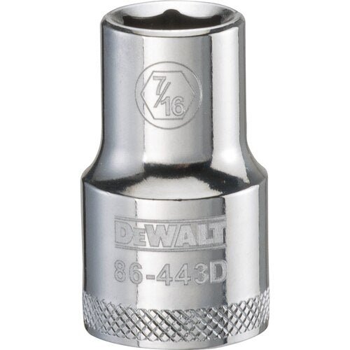 DEWALT DWMT86443OSP-001Pc 12Dr Socket-06Pt-7/16 - Wise Line Tools