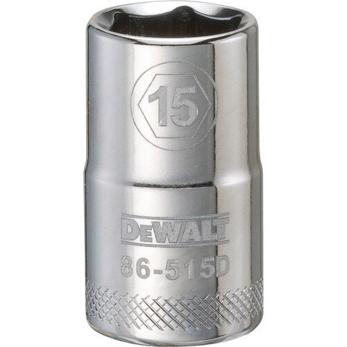 DEWALT DWMT86515OSP-001Pc 12Dr Socket-06Pt-15 - Wise Line Tools