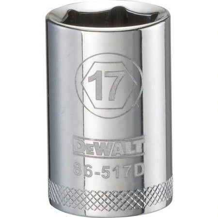 DEWALT DWMT86517OSP-001Pc 12Dr Socket-06Pt-17 - Wise Line Tools