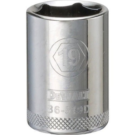 DEWALT DWMT86519OSP-001Pc 12Dr Socket-06Pt-19 - Wise Line Tools