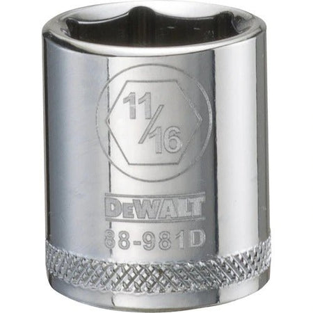 DEWALT DWMT88981OSP-001Pc 38Dr Socket-06Pt-11/16 - Wise Line Tools