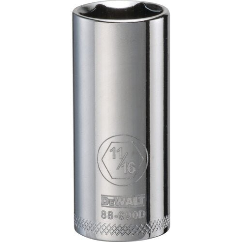 DEWALT DWMT88990OSP-001Pc 38Dr Deep Socket-06Pt-11/16 - Wise Line Tools