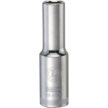 DEWALT DWMT89532OSP-001Pc 12Dr Deep Socket-06Pt-7/16 - Wise Line Tools