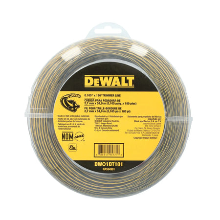 DEWALT DWO1DT101 – DEWALT 0.105 in. X 180 ft. Trimmer Line DEWALT