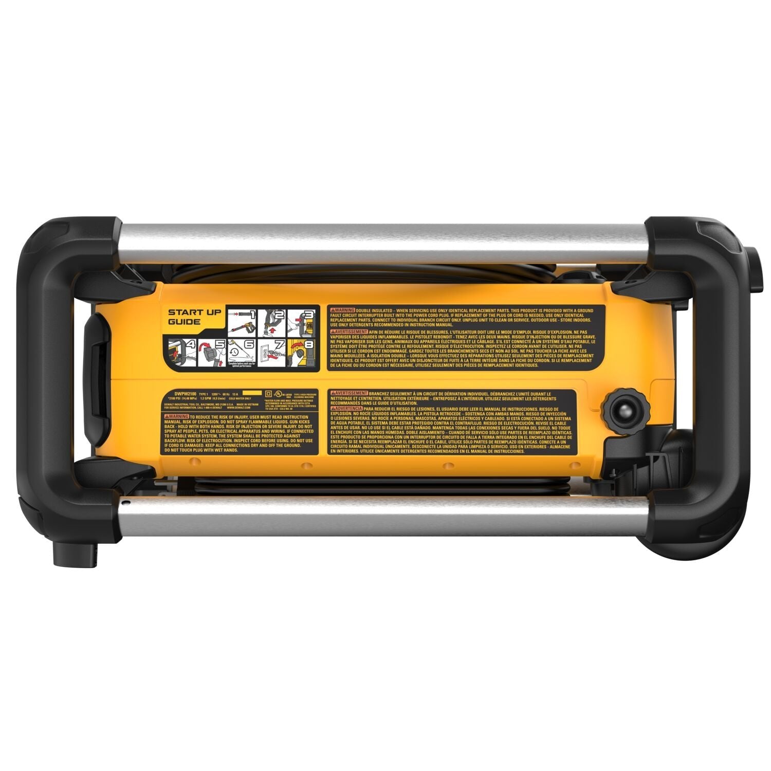 DEWALT DWPW2100-2,100 MAX psi* 1.2 gpm* 13 Amp Electric Jobsite Cold Water Pressure Washer - Wise Line Tools
