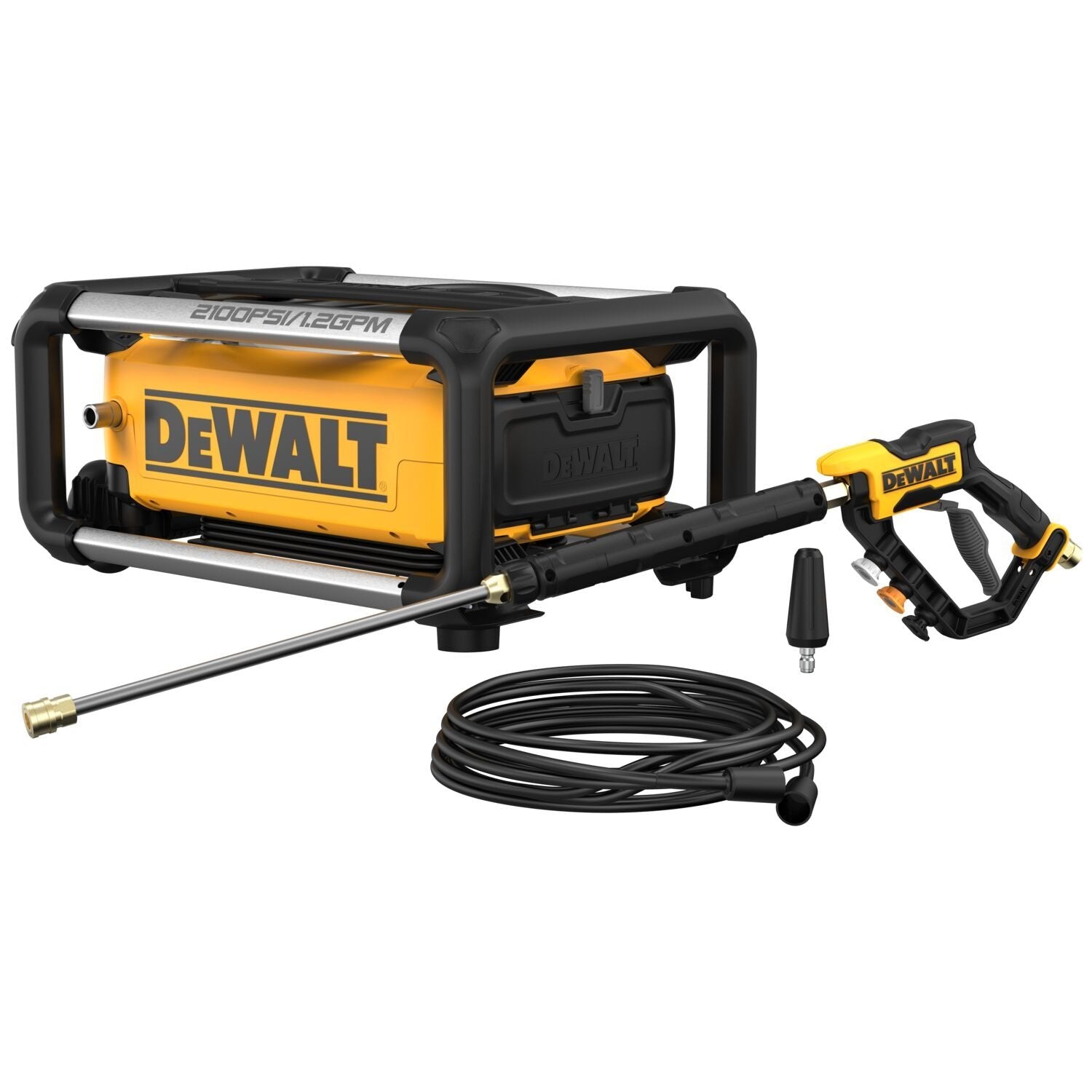 DEWALT DWPW2100-2,100 MAX psi* 1.2 gpm* 13 Amp Electric Jobsite Cold Water Pressure Washer - Wise Line Tools