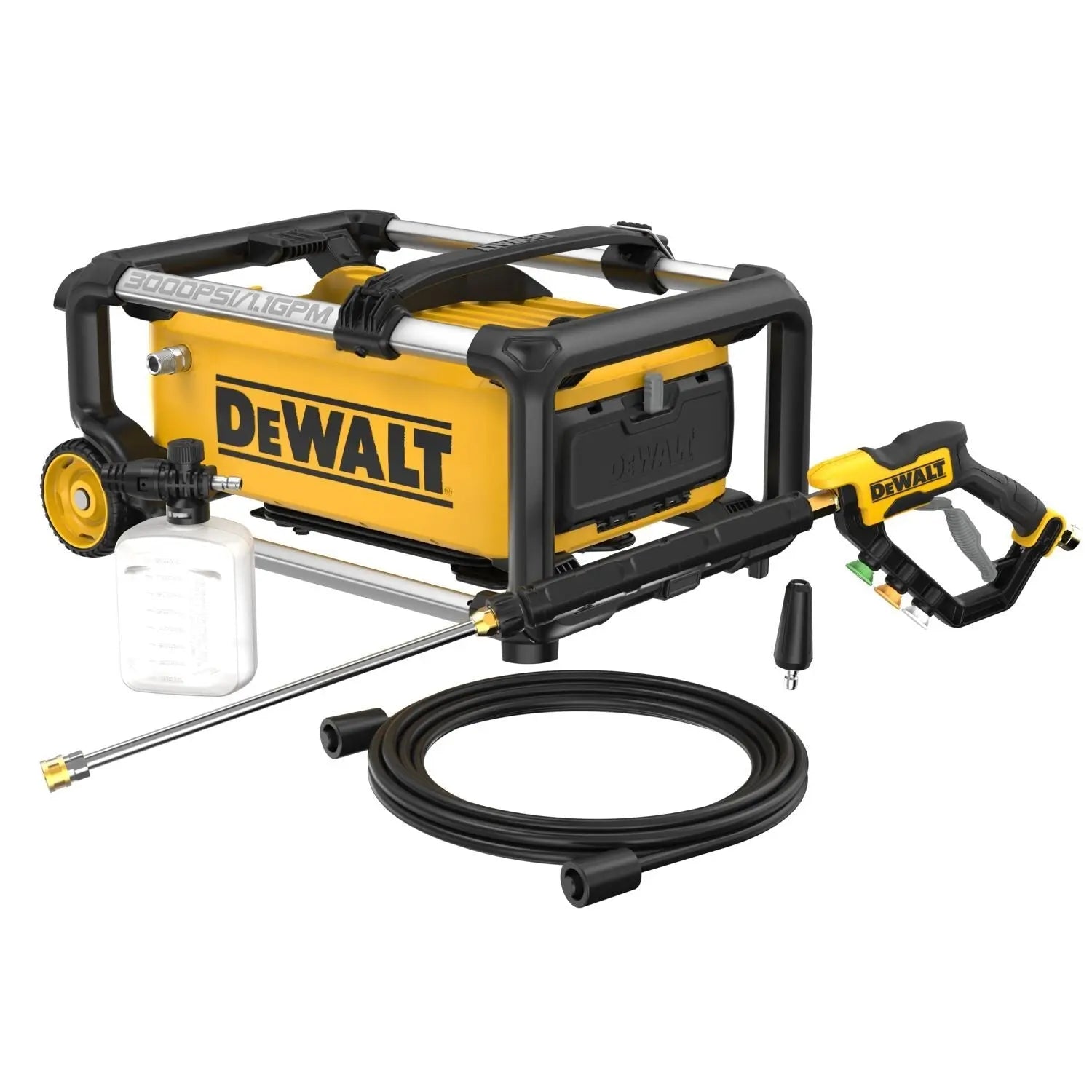 DEWALT DWPW3000-3000 Max PSI* 1.1 GPM 15 AMP Brushless Jobsite Electric Cold Water Pressure Washer - Wise Line Tools