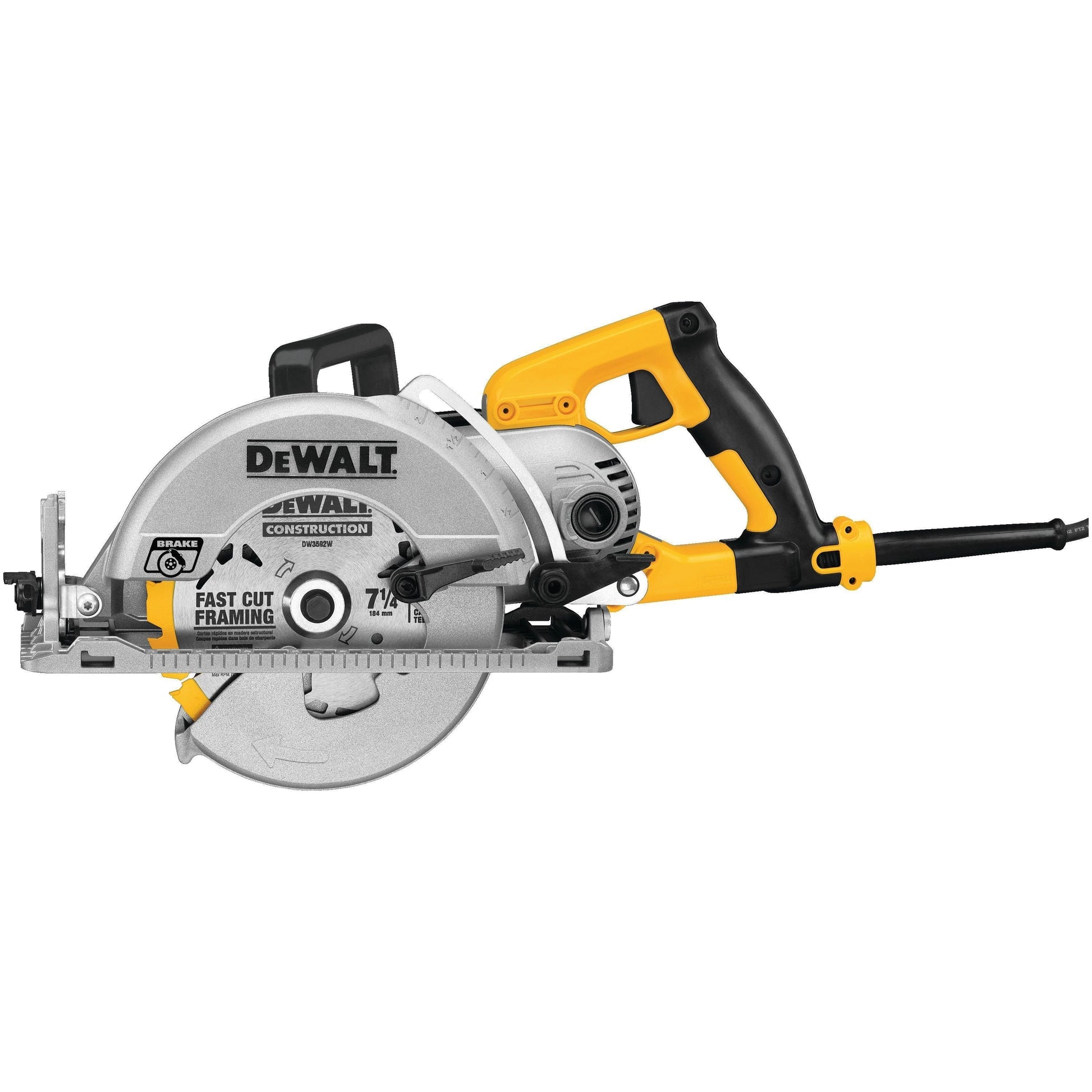 DEWALT DWS535B-7-1/4-Inch Circular Saw, 15-Amp, Worm Drive, Corded - Wise Line Tools