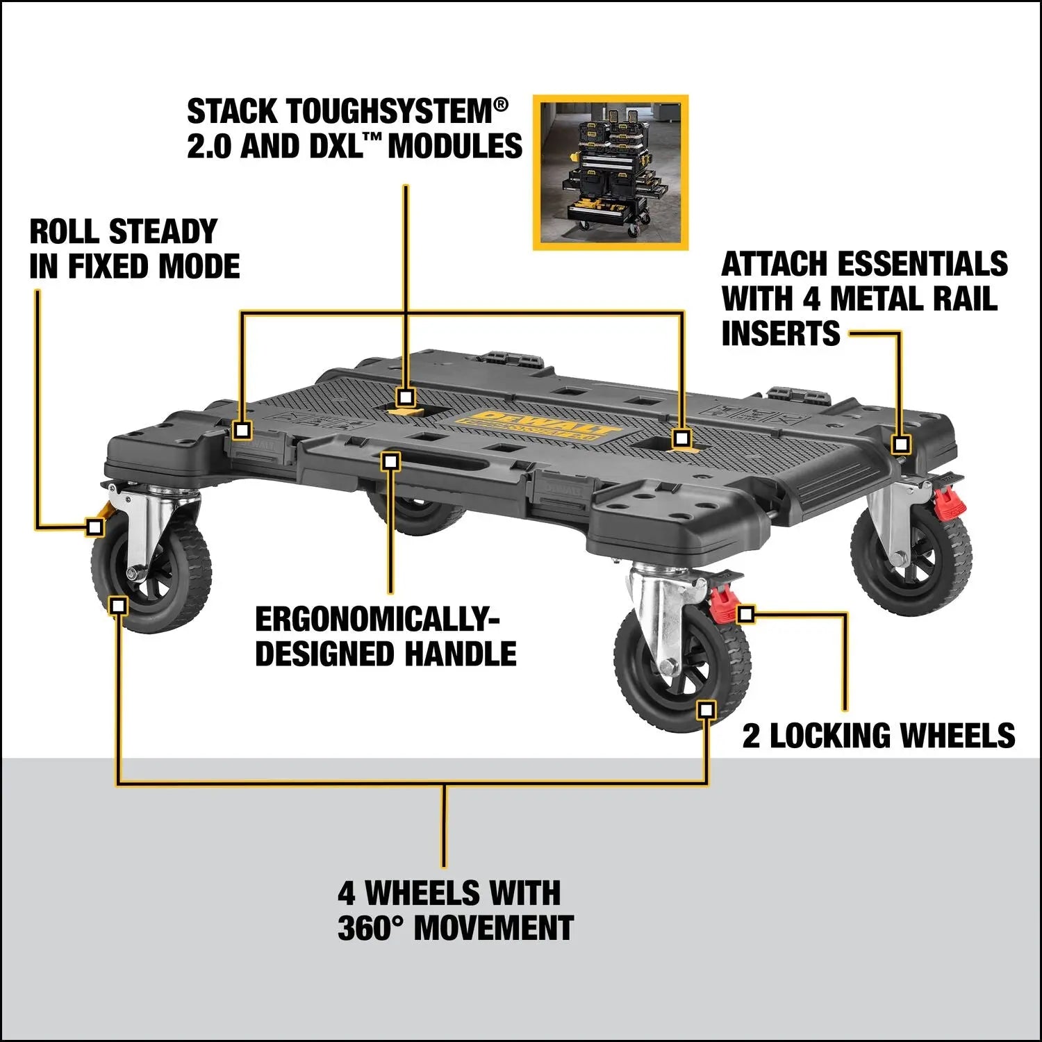 DEWALT DWST08530- DXL- Dolly - Wise Line Tools