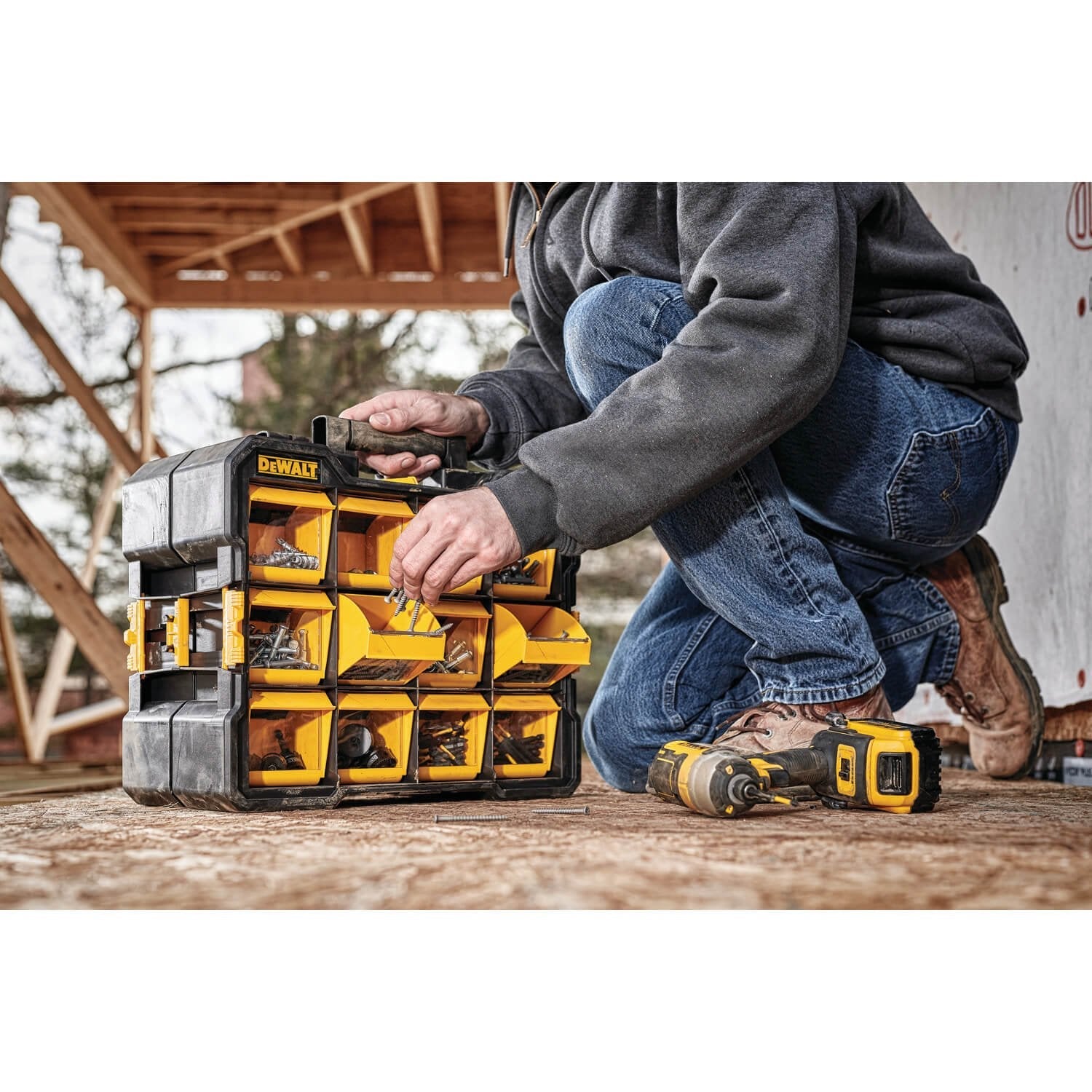 DEWALT DWST14121-Flip-Bin Organizer - Wise Line Tools