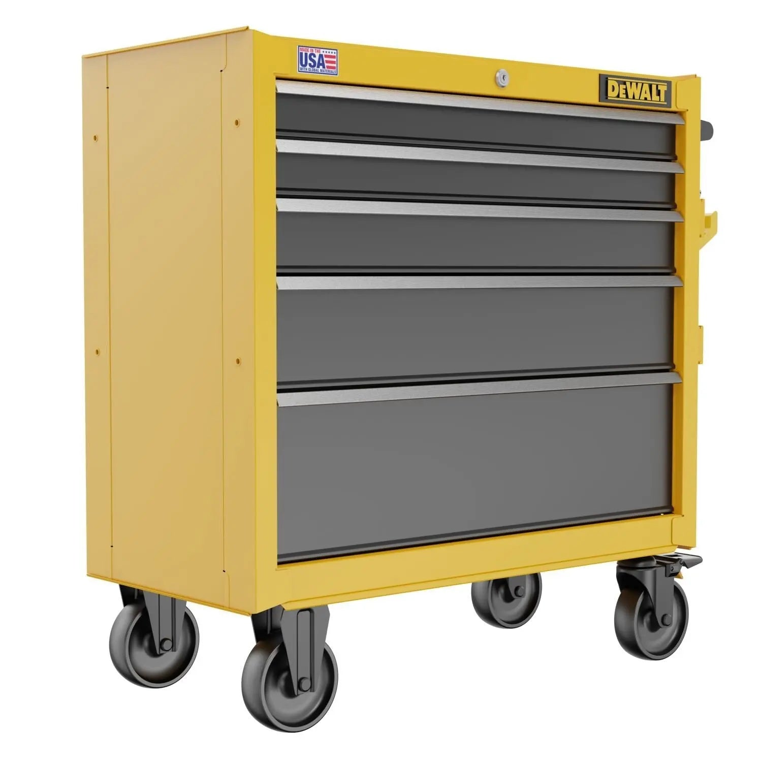 DEWALT DWST37052-37 in. 5-Drawer Rolling Tool Cabinet - Wise Line