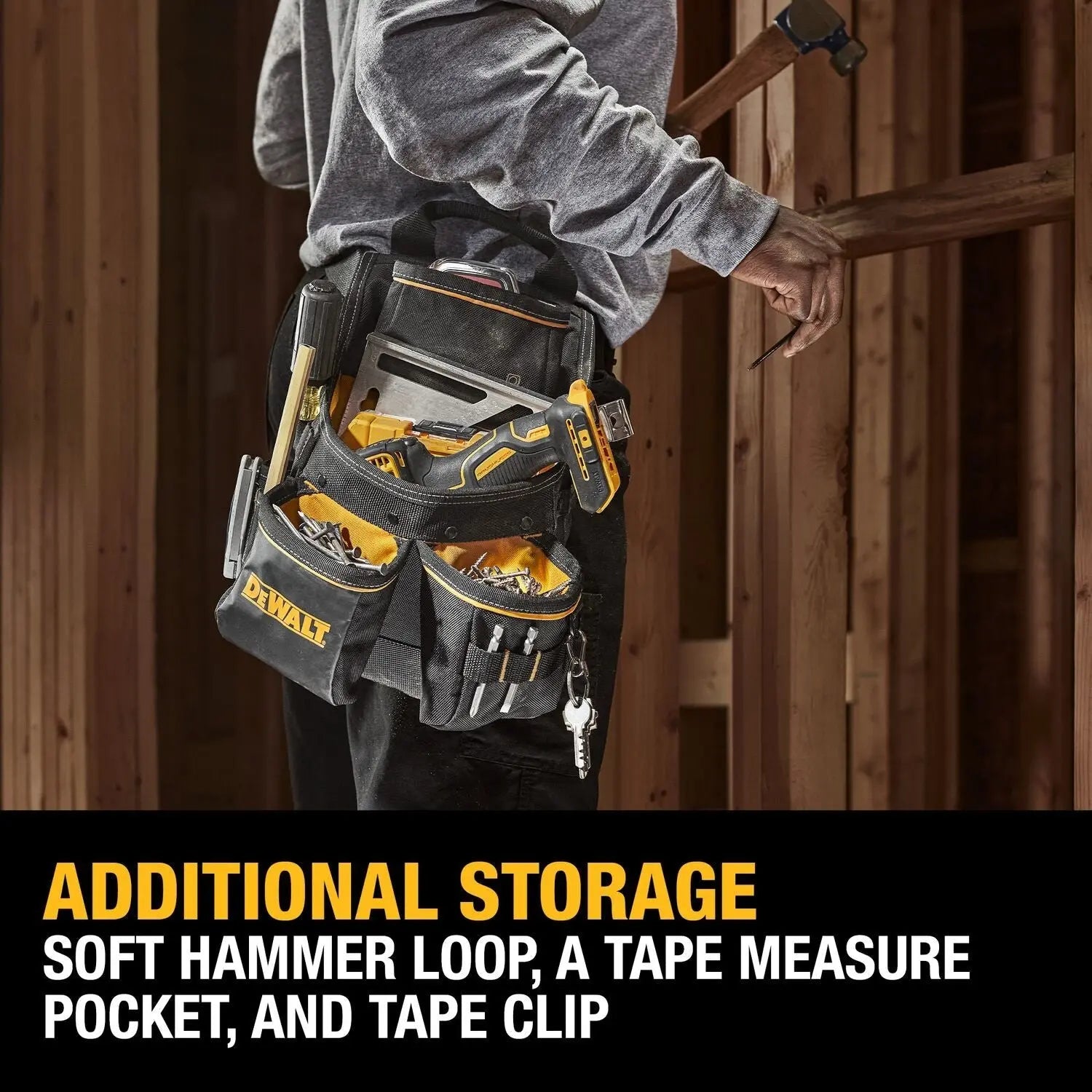 DEWALT DWST540201-Professional Nail Pouch - Wise Line Tools