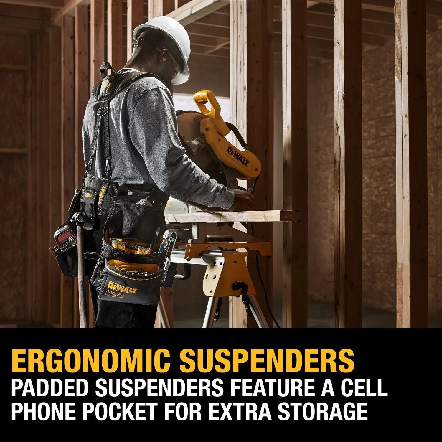 DEWALT DWST540602-Professional Tool Rig With Suspenders - Wise Line Tools