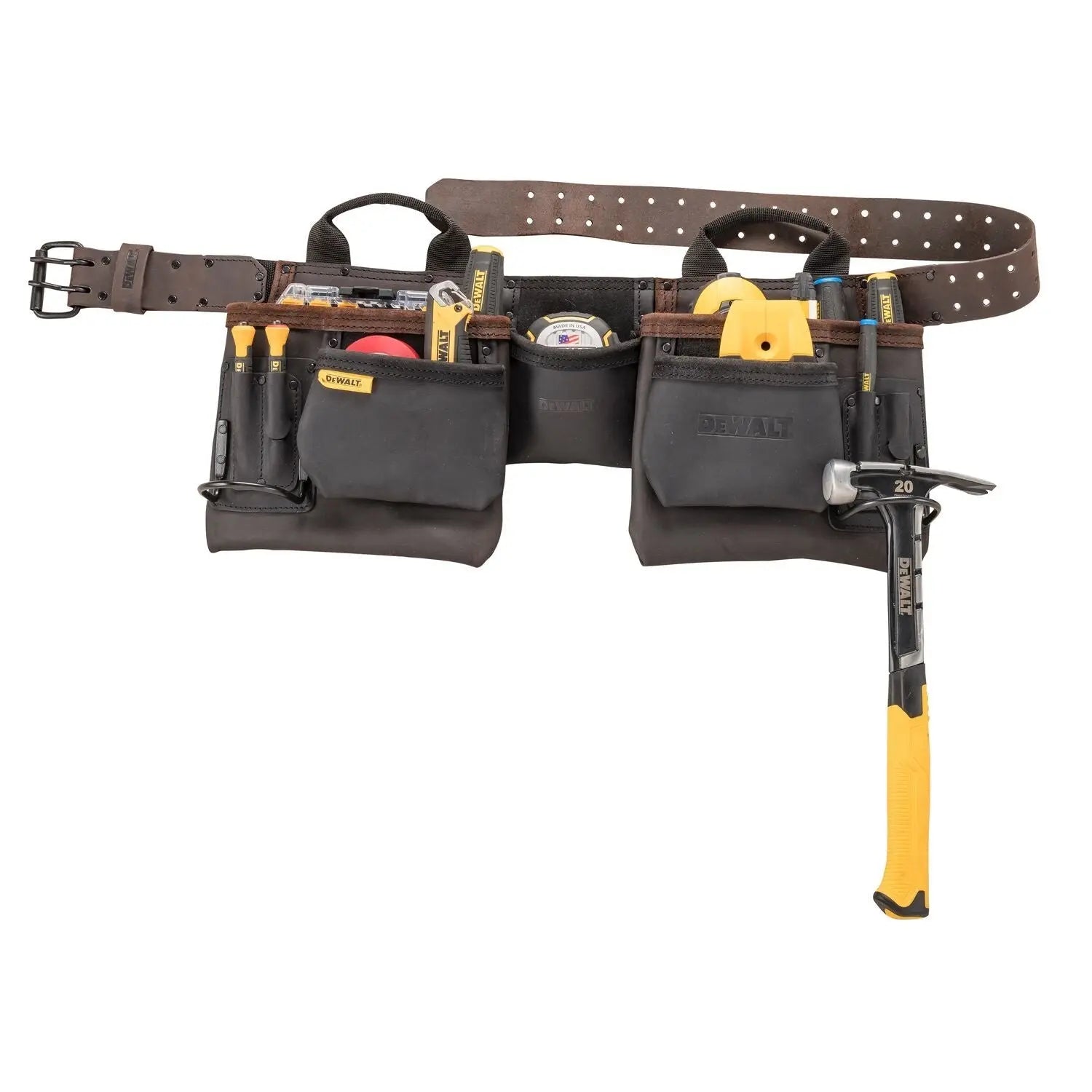 DEWALT DWST550112-Leather Tool Apron 2023 - Wise Line Tools
