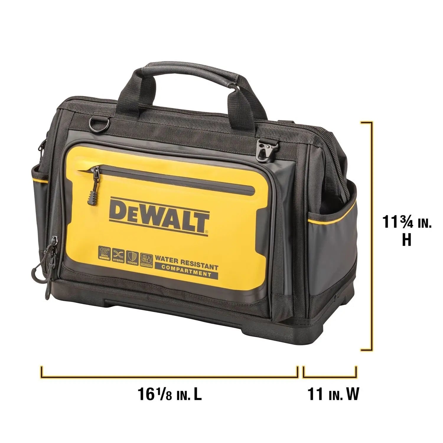 DEWALT DWST560103-16” PRO Open Mouth Tool Bag - Wise Line Tools