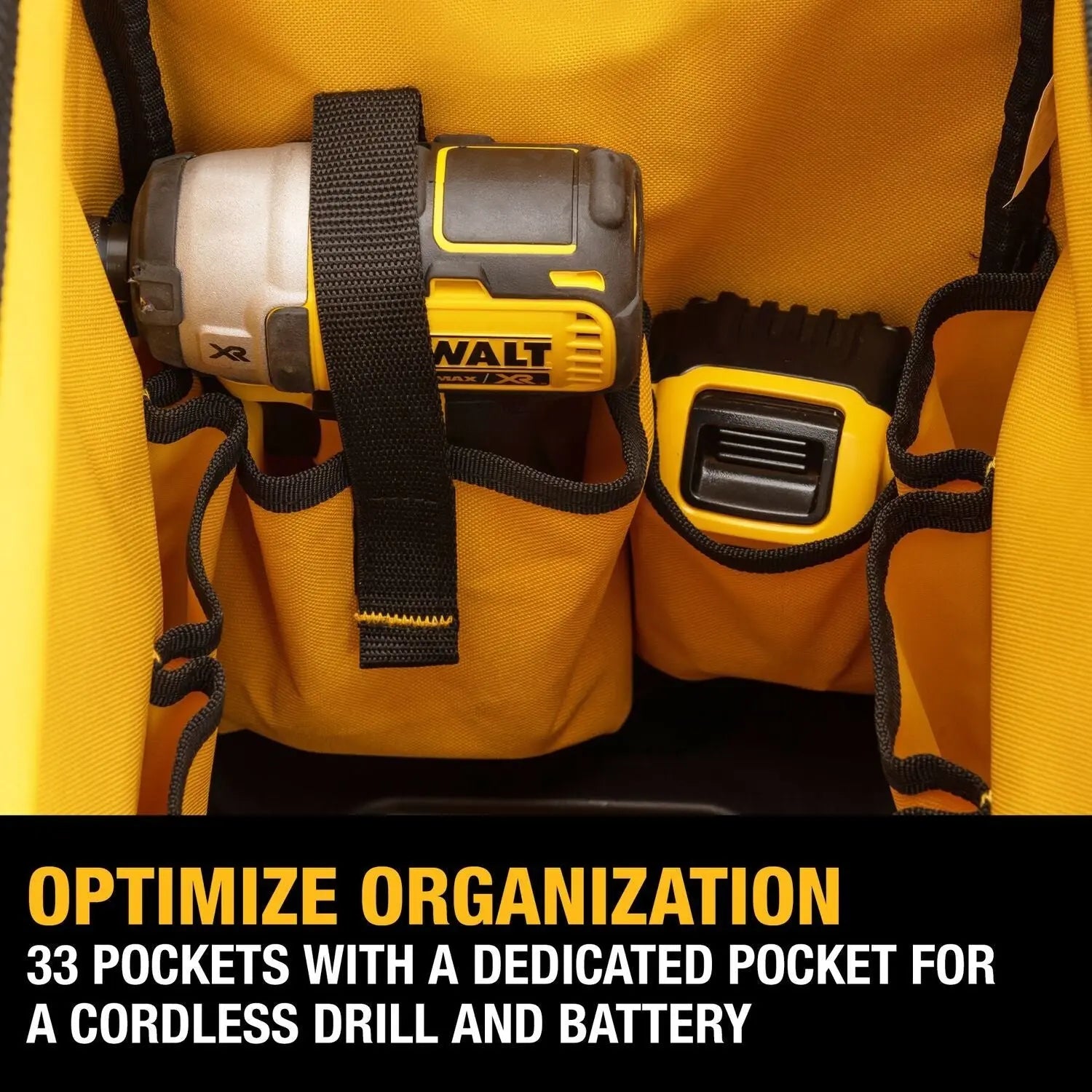 DEWALT DWST560104-20” PRO Open Mouth Tool Bag - Wise Line Tools