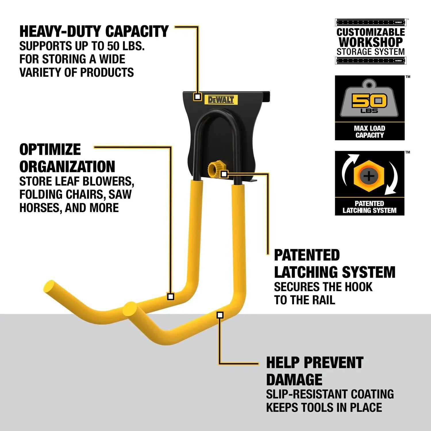 DEWALT DWST82811-Long Standard Hook DEWALT