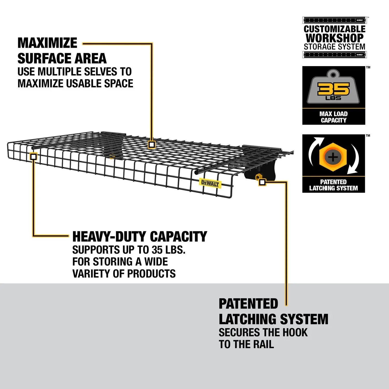 DEWALT DWST82812-Wire Shelf DEWALT