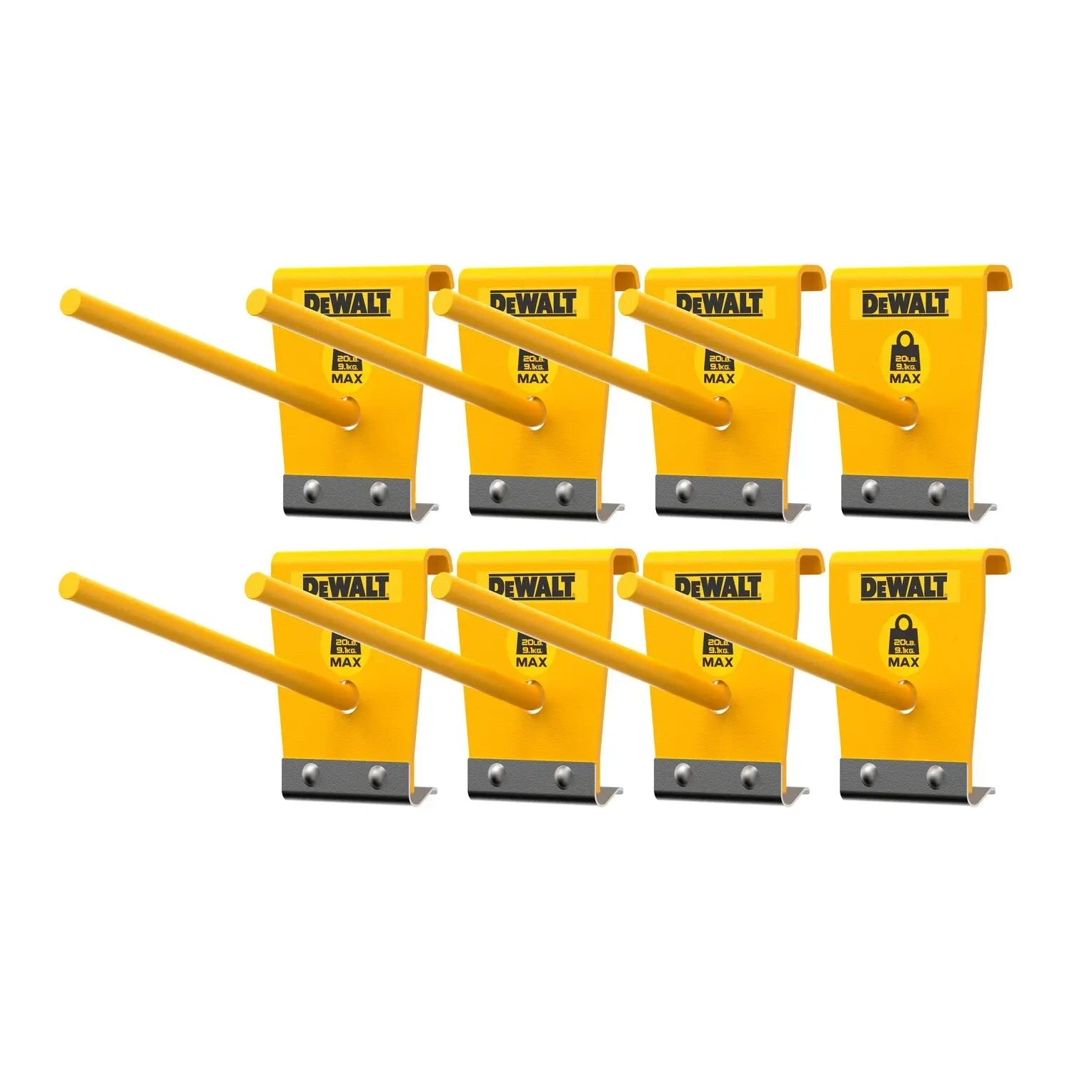 DEWALT DWST82817-8pc Corded Power Tool Peg Hook Set - Wise Line Tools
