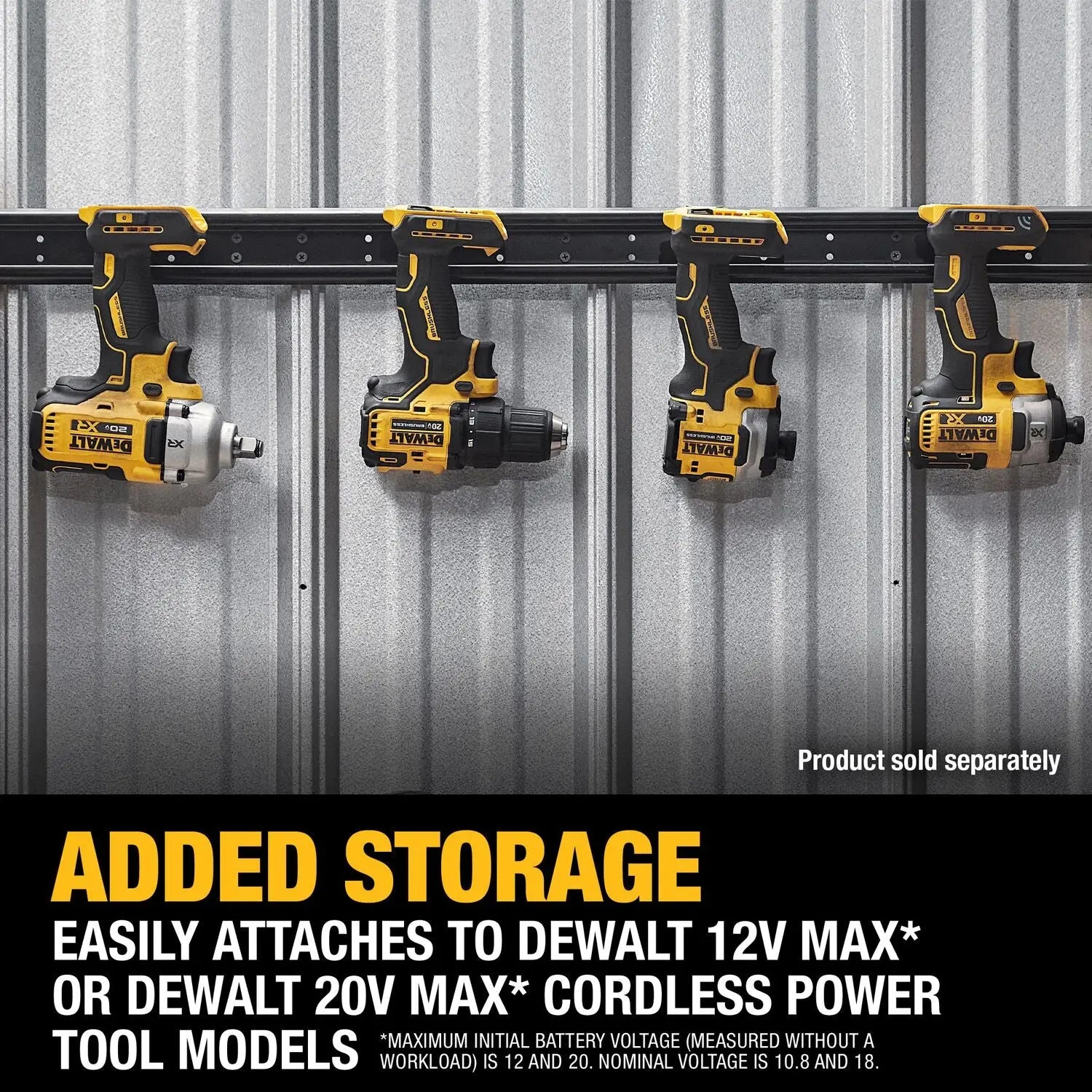 DEWALT DWST82818-4pc Cordless Power Tool Hang Hook Set DEWALT