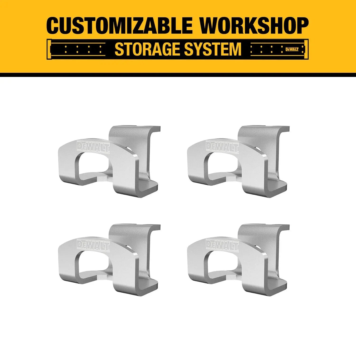 DEWALT DWST82818-4pc Cordless Power Tool Hang Hook Set DEWALT