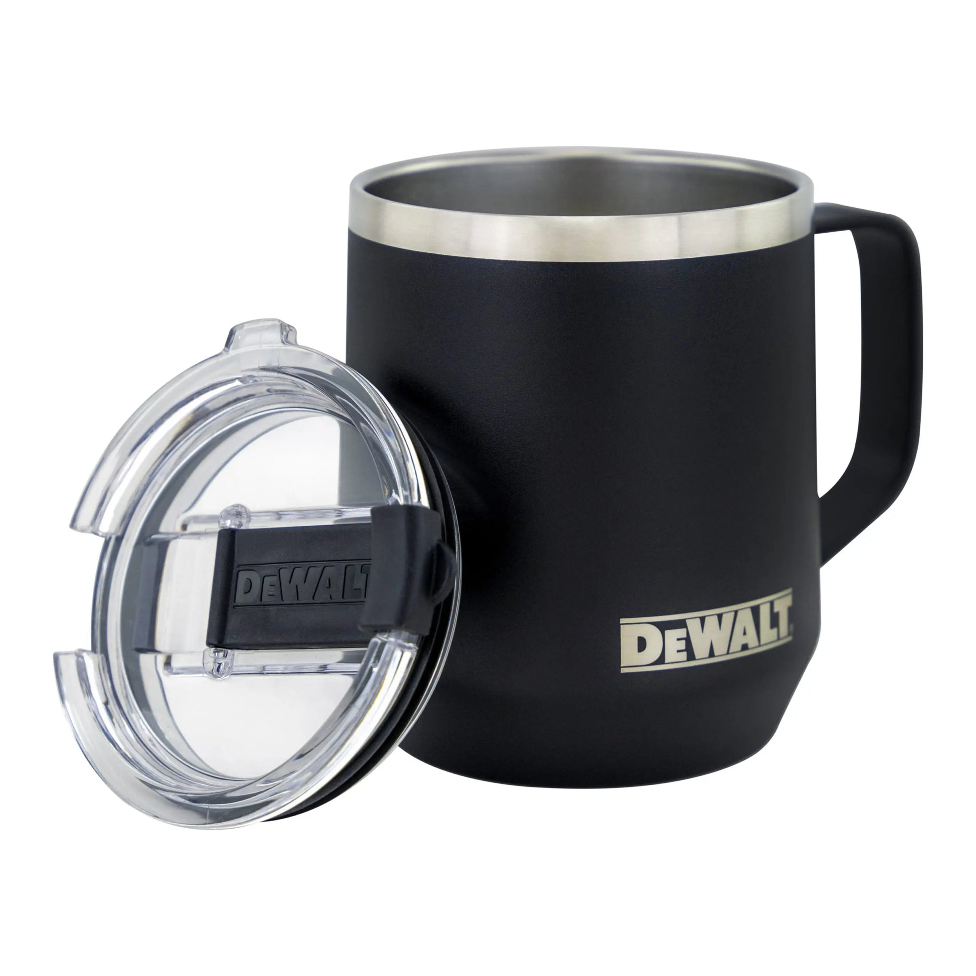 DEWALT DXC14CMBS - Logo Coffee Mug, Insulated Black Stainless Steel, 14 oz. DEWALT