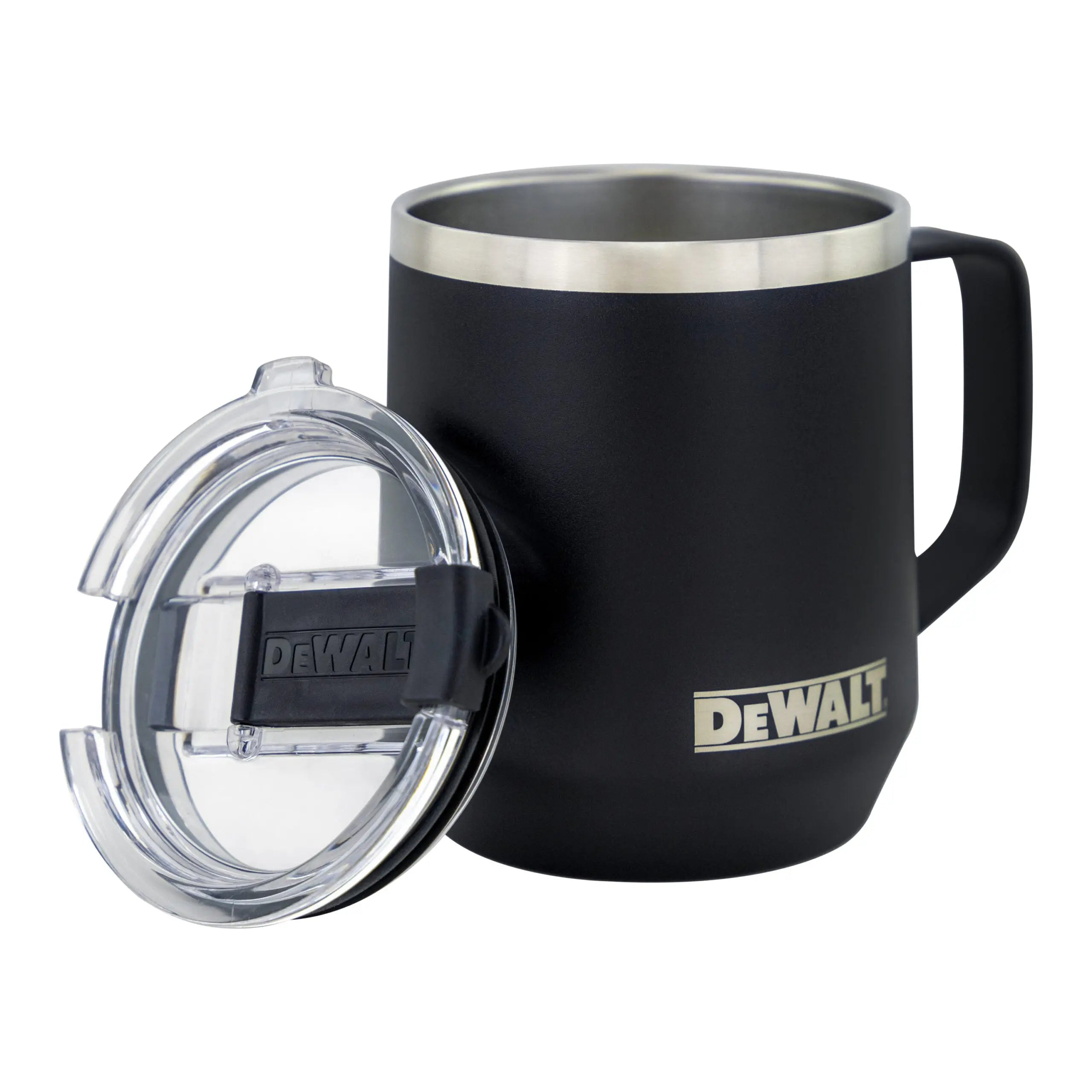 DEWALT DXC14CMBS - Logo Coffee Mug, Insulated Black Stainless Steel, 14 oz. DEWALT
