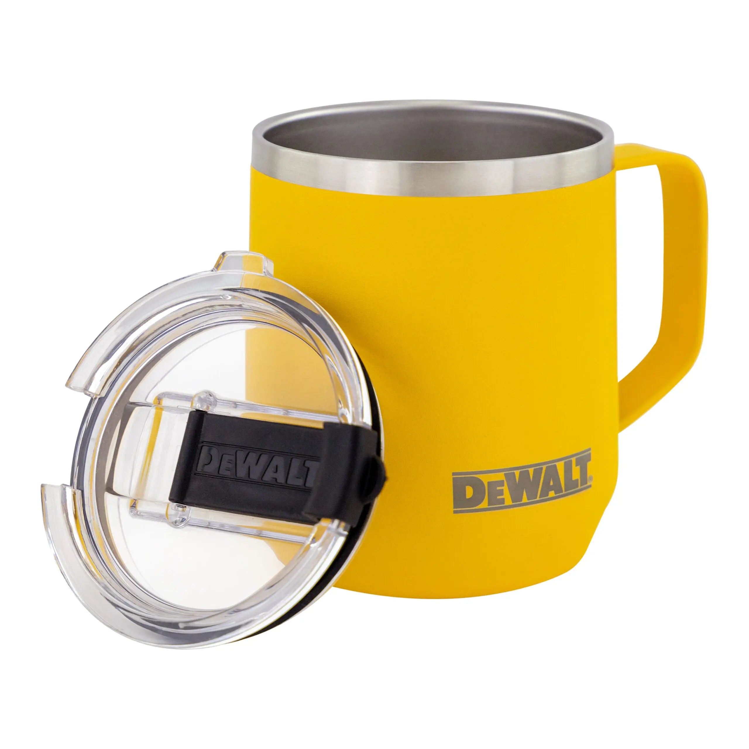 DEWALT DXC14CMYS - Logo Coffee Mug, Insulated Yellow Stainless Steel, 14 oz. DEWALT
