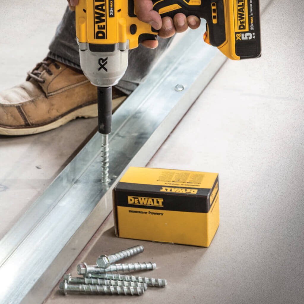 DEWALT PFM1411240 - 3/8 in. x 3 in. Screw-Bolt+ High Performance Screw Anchor (50-Pack) - Wise Line Tools