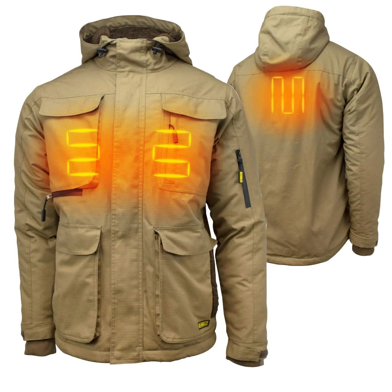 DEWALT® DCHJ091D1 - Men's Heavy Duty Ripstop Heated Jacket Kitted DEWALT
