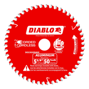 DIABLO D053850NMX  -  5-3/8" x 50-Teeth Saw Blade for Aluminum DIABLO