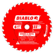 FREUD D0632GP  -  6-1/2 in. x 32 Tooth Wood & Metal Carbide Saw Blade (general purpose blade) - Wise Line Tools