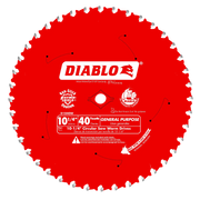DIABLO D1040W  -  10-1/4" x 40-Teeth General Purpose Beam Saw Blade for Wood DIABLO