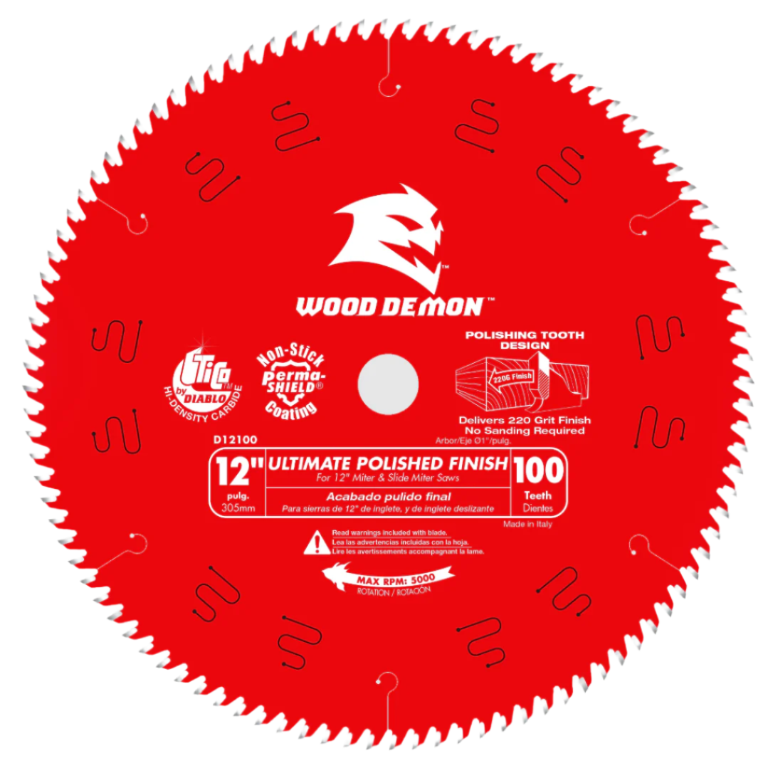 DIABLO D12100X  -  12'' 100T SAW BLADE - Wise Line Tools