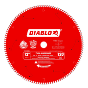 DIABLO D12120N  -  12" x 120-Teeth Aluminum Saw Blade for Thin Non-Ferrous Metal DIABLO