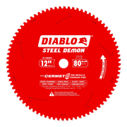 DIABLO D1280CF  -  12" x 80-Teeth Steel Demon Cermet II Saw Blade for Thin Metal DIABLO