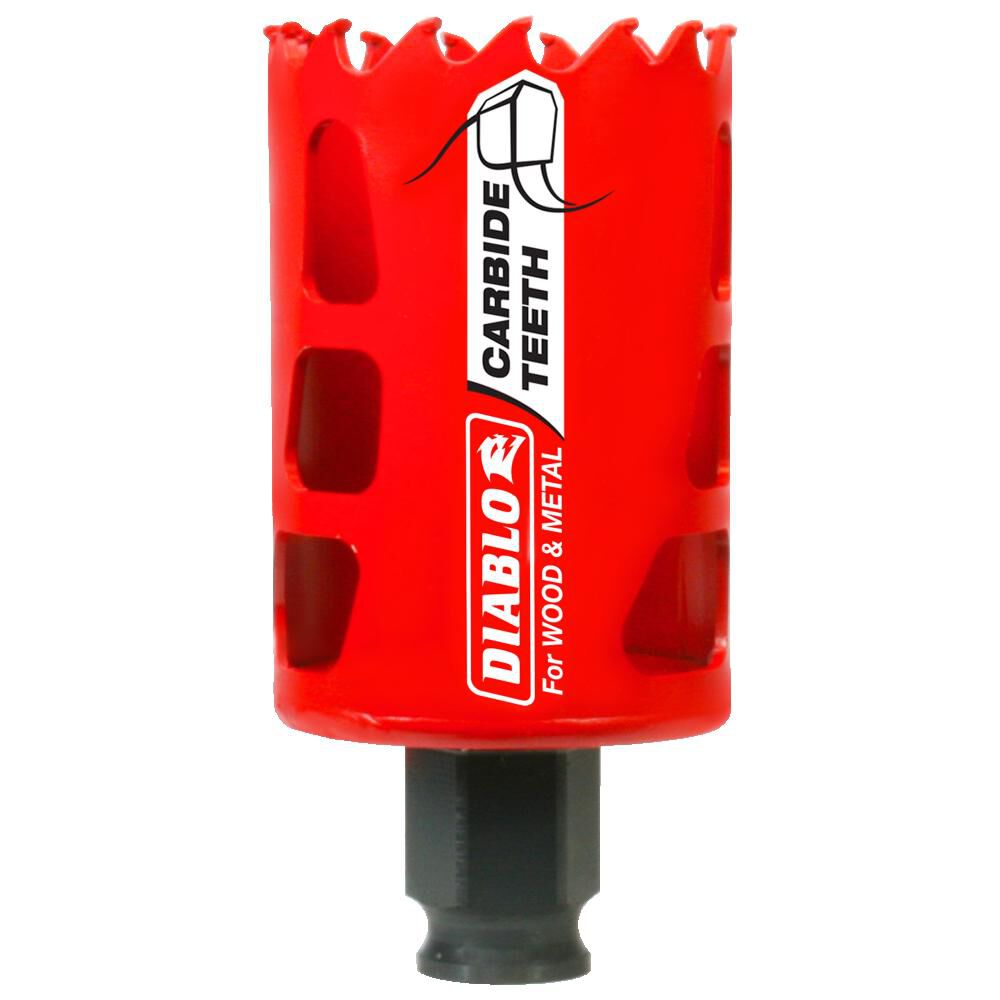 DIABLO DHS1750CT  -  1‑3/4" Carbide‑Tipped Wood & Metal Holesaw - Wise Line Tools