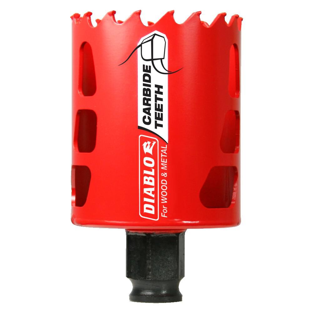 DIABLO DHS2125CT  -  2‑1/8" Carbide‑Tipped Wood & Metal Holesaw - Wise Line Tools