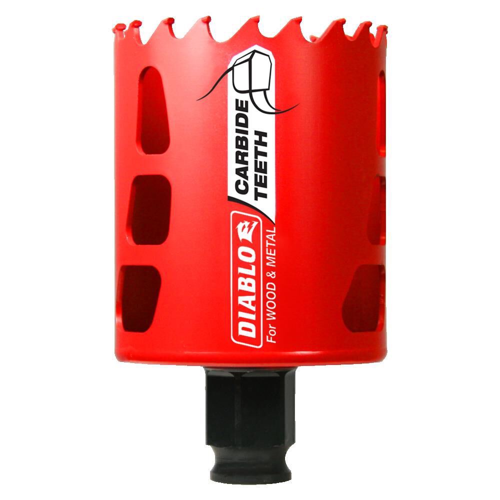 DIABLO DHS2250CT  -  2‑1/4" Carbide‑Tipped Wood & Metal Holesaw - Wise Line Tools