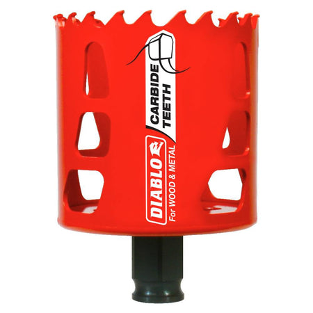 DIABLO DHS2500CT  -  2‑1/2" Carbide‑Tipped Wood & Metal Holesaw - Wise Line Tools