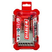 DIABLO DMD-S15T - 15 pc Metal Demon Drill Bits Set PEARL