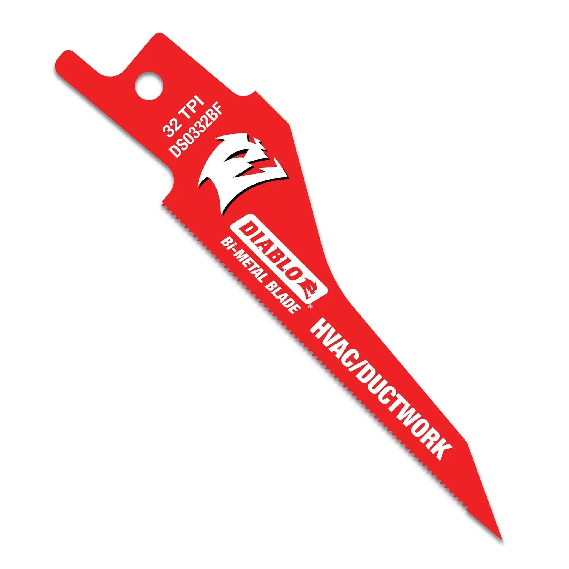 DIABLO DS0332BF5C - 3-1/4" 32TPI Bi-Metal Recip Blade for HVAC/Ductwork (5pk) Wise Line Tools