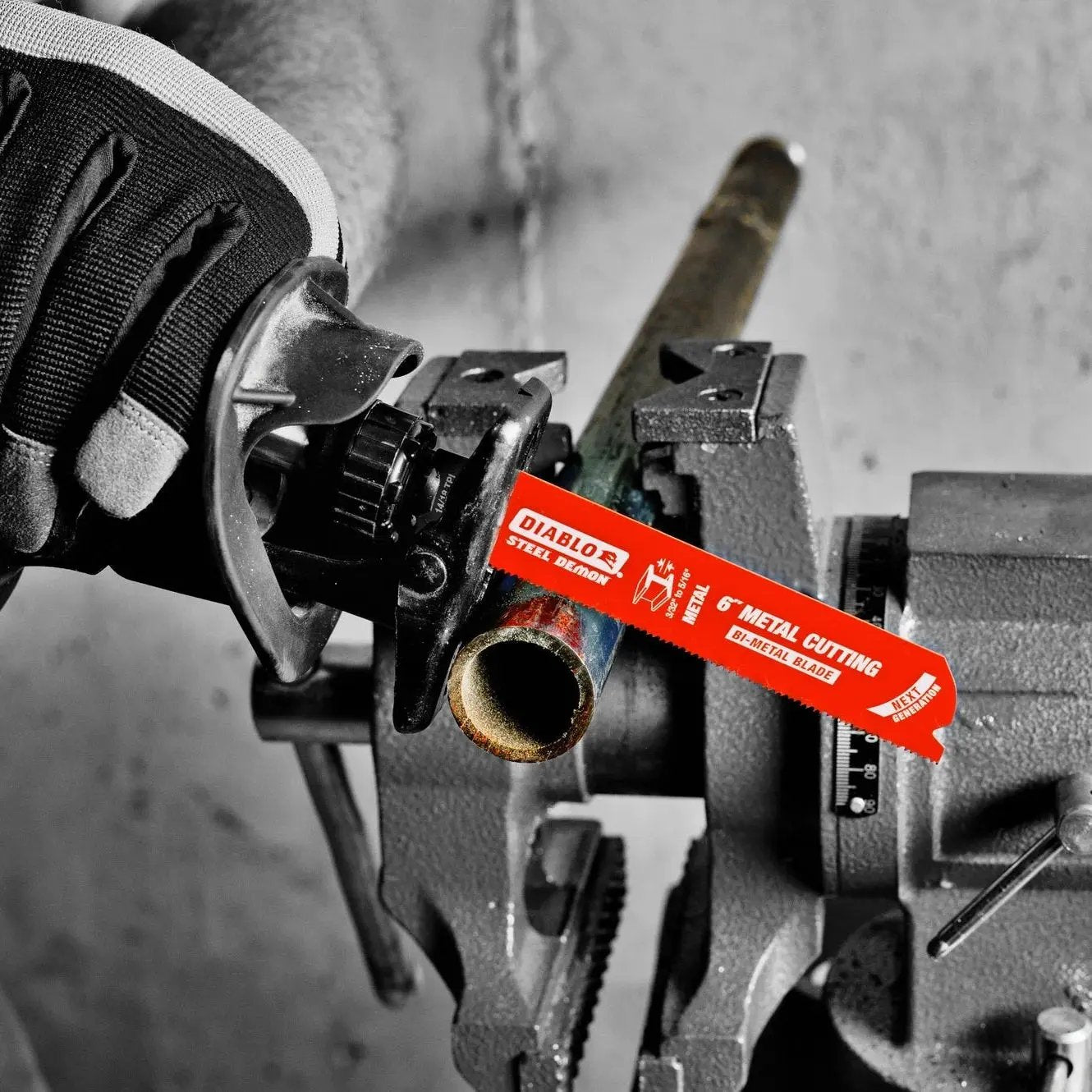 DIABLO DS0614BFCC - 6" 14/18TPI Bi-Metal Recip Blade for Medium Metal DIABLO