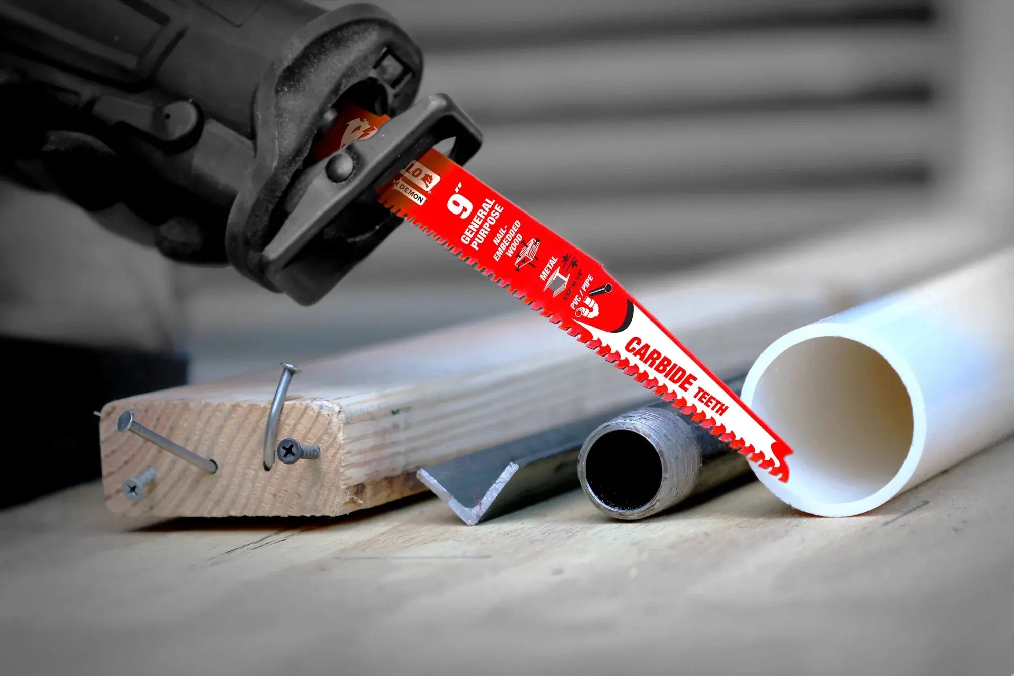 DIABLO DS0909CGP10C - 9" 6/9TPI Carbide Demo Demon Recip Blade for General Purpose (10pk) DIABLO