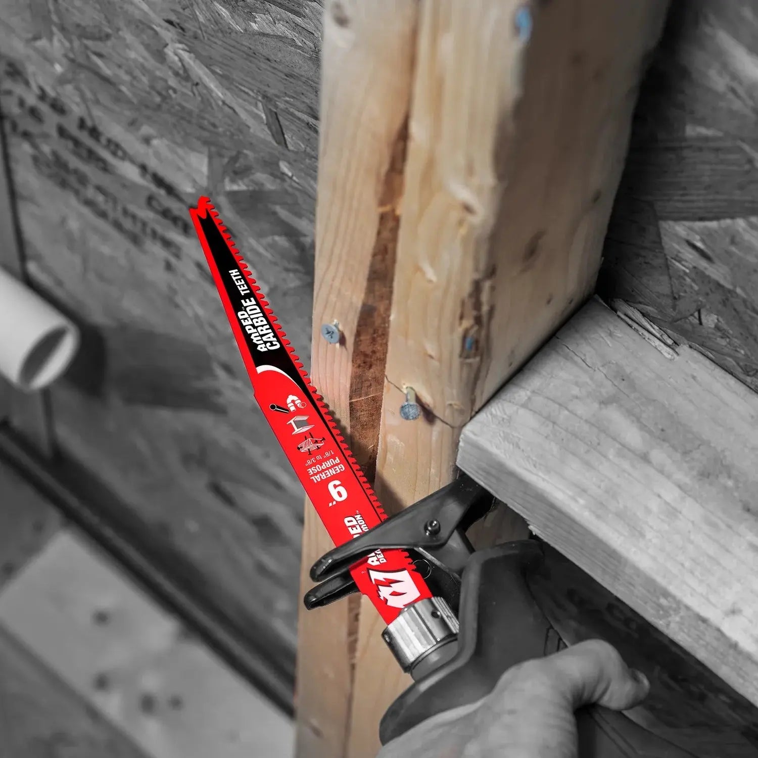 DIABLO DS0909CGPA - 9" 6/9TPI AMPED Carbide Demo Demon Recip Blade for General Purpose DIABLO